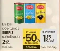 Eroski Serpis - en las aceitunas oferta