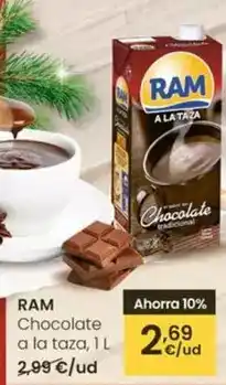 Eroski Ram - chocolate a la taza oferta