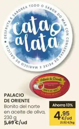 Eroski Palacio de oriente - bonito del norte en aceite de oliva oferta