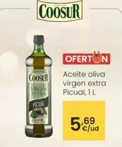 Eroski Coosur - aceite oliva virgen extra picual oferta