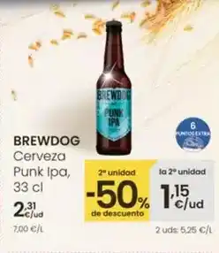 Eroski Brewdog - cerveza punk ipa oferta