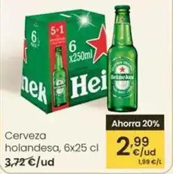 Eroski Heineken - cerveza holandesa oferta