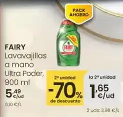 Eroski Fairy - lavavajillas a mano ultra poder oferta