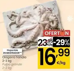 Eroski Pulpo grande oferta