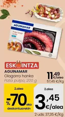 Eroski Aguinamar - pata pulpo oferta