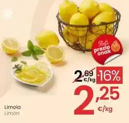 Eroski Limón oferta