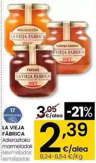 Eroski La vieja fábrica - mermeladas oferta