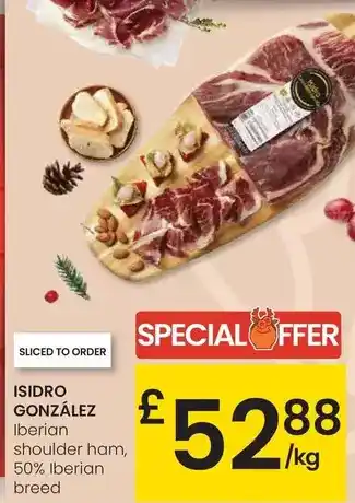 Eroski Isidro gonzalez - ibrian shoulder ham oferta