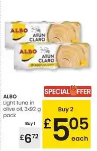 Eroski Albo - light tuna in olive oil oferta