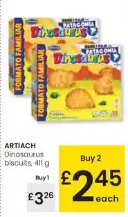 Eroski Artiach - dinosaurus biscuits oferta