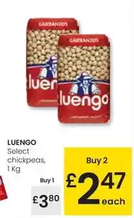 Eroski Luengo - select chickpeas oferta
