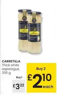 Eroski Carretilla - thick white asparagus oferta