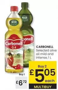 Eroski Carbonell - selected olive oil mild and intense oferta