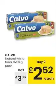 Eroski Calvo - natural white tuna oferta