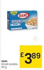 Eroski Dani - small cockles oferta
