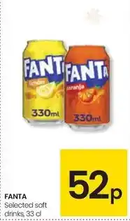 Eroski Fanta - selected soft drinks oferta
