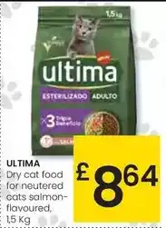 Eroski Última - dry cat food for neutered cats salmon-flavoured oferta