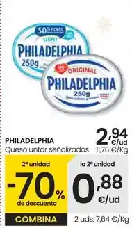 Philadelphia - queso untar senalizados