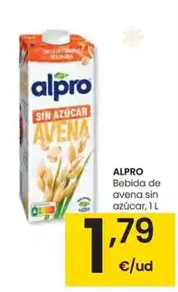 Eroski Alpro - bebida de avena sin azucar oferta
