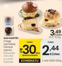 Eroski San martin - roscones mini oferta