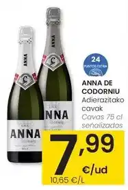 Eroski Anna de codorniu - cavas oferta