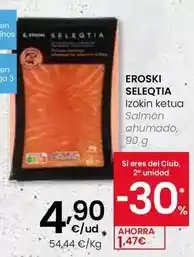 Eroski Eroski seleqtia - salmón ahumado oferta