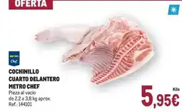 Makro Chef select - cochinillo cuarto delantero oferta
