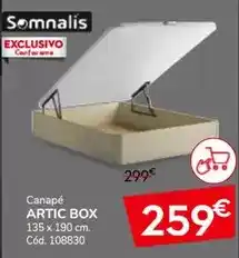 Conforama Artic - canapé box oferta