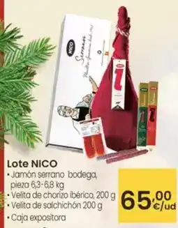 Eroski Nico - lote oferta