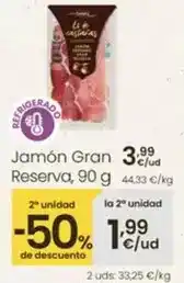 Eroski Jamón gran reserva oferta