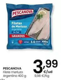 Eroski Pescanova - filete merluza argentina oferta