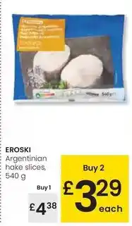 Eroski Eroski - argentinian hake slices oferta