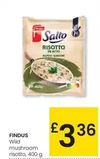 Eroski Findus - wild mushroom risotto oferta