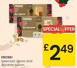 Eroski Eroski - selected jijona and alicante turron oferta