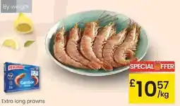 Eroski Pescanova - extra long prawns oferta