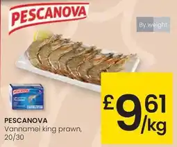 Eroski Pescanova - vannamei king prawn oferta