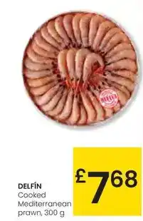 Eroski Delfín - cooked mediterranean prawn oferta