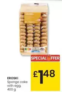 Eroski Eroski - sponche cake with egg oferta