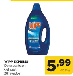 Alimerka WIPP EXPRESS Detergente en gel azul, 28 lavados oferta