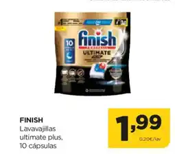 Alimerka FINISH Lavavajillas ultimate plus, 10 cápsulas oferta