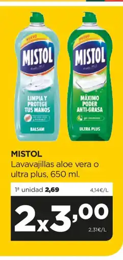 Alimerka MISTOL Lavavajillas aloe vera o ultra plus oferta