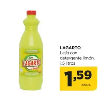 Alimerka LAGARTO Lejía con detergente limón oferta
