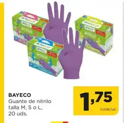 Alimerka BAYECO Guante de nitrilo oferta