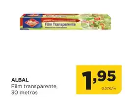 Alimerka ALBAL Film transparente, 30 metros oferta