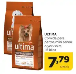 Alimerka ULTIMA Comida para perros mini senior o yorkshire oferta