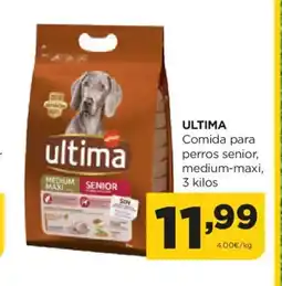Alimerka ULTIMA Comida para perros senior medium maxi oferta