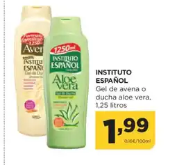Alimerka INSTITUTO ESPAÑOL Gel de avena o ducha aloe vera oferta