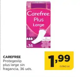 Alimerka CAREFREE Protegeslip plus large sin fragancia oferta