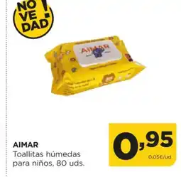 Alimerka AIMAR Toallitas húmedas para niños, 80 uds. oferta