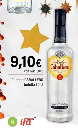 Cash Ifa CABALLERO Ron botella oferta